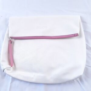 Axe Off White and Pink Makeup Bag